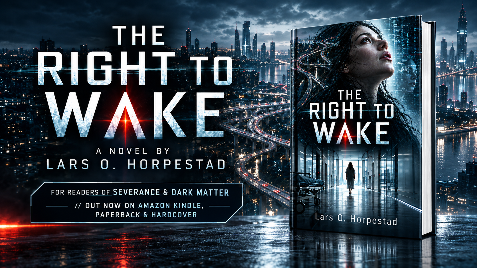 The Right to Wake by Lars O. Horpestad - 3D Hardcover Mockup